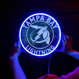 Ice Hockey Tampa Bay Lightning Laser Sign