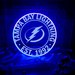 Tampa Bay Lightning Ice Hockey Laser Sign