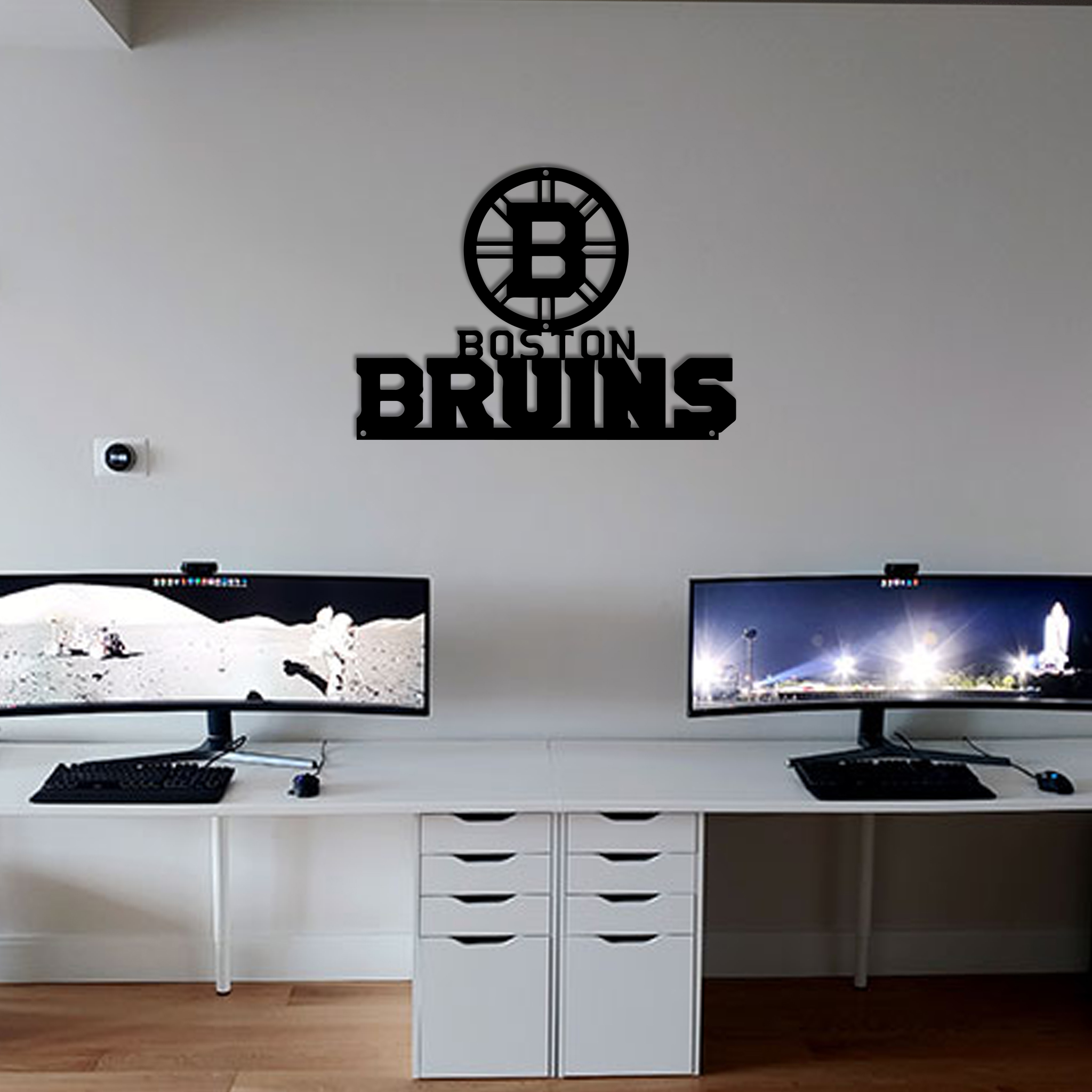 Boston Bruins Ice Hockey Metal Signs