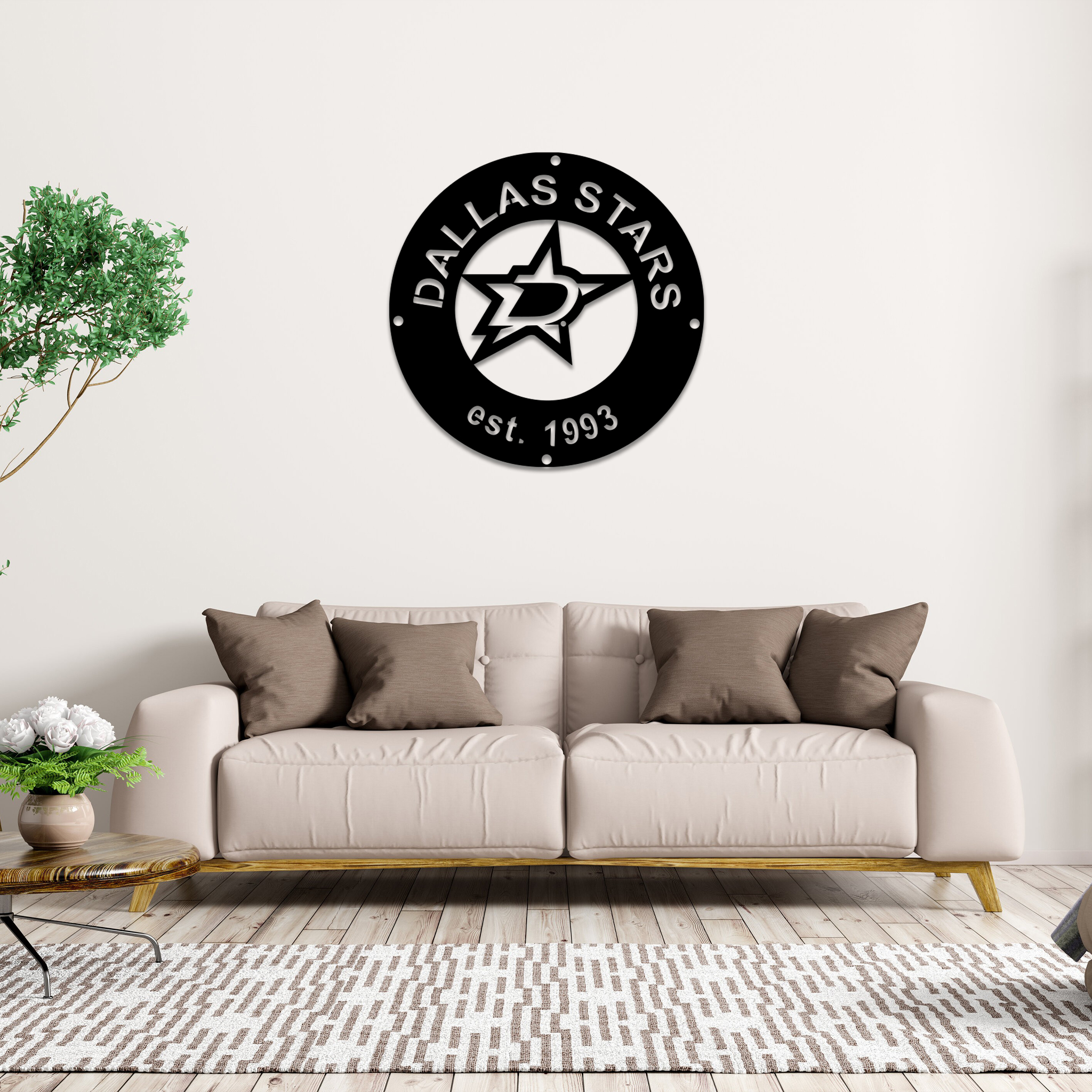 Dallas Stars Ice Hockey Metal Signs Wall Decor