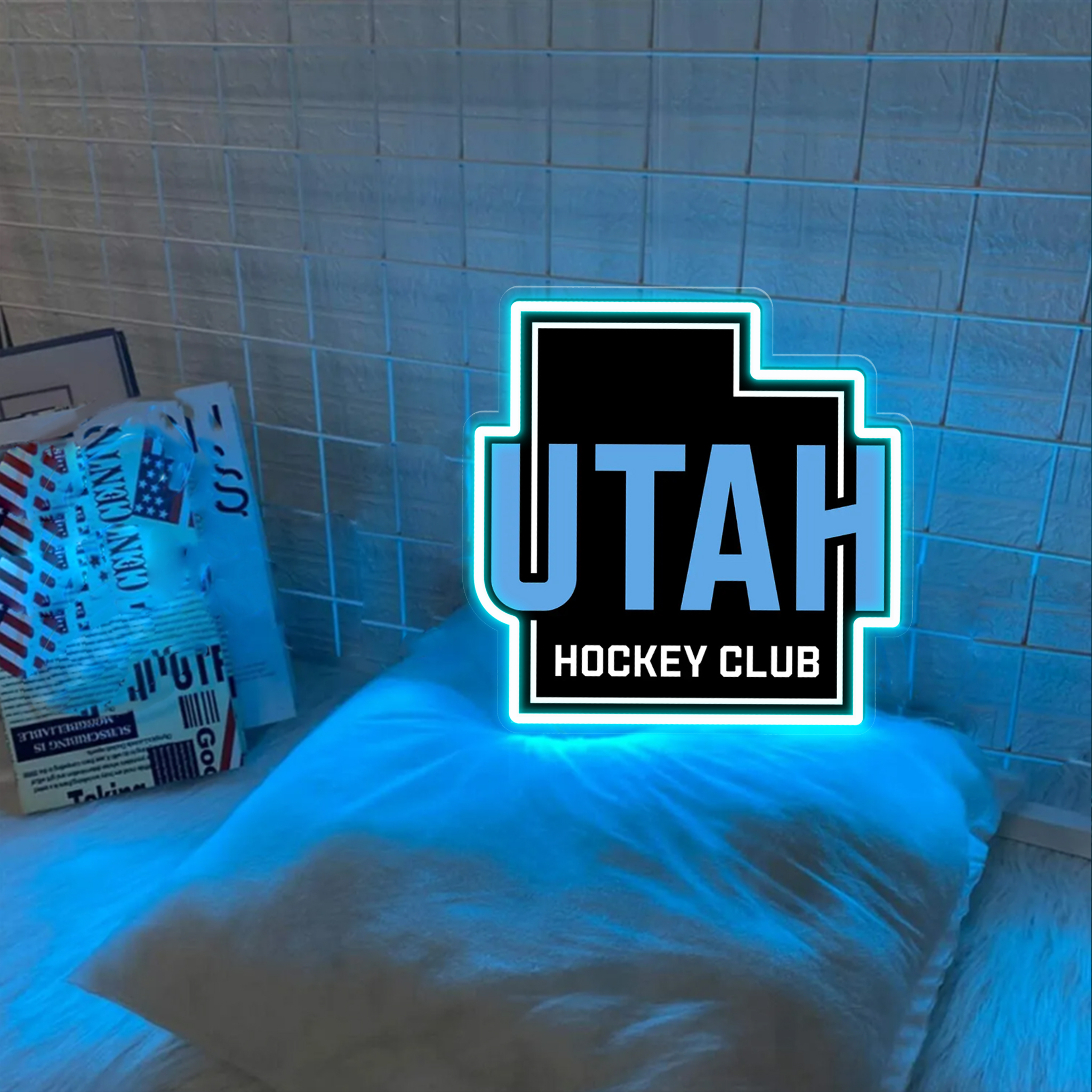 Ice Hockey Utah Hockey Club UV Sign