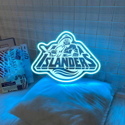 Ice Hockey New York Islanders Laser Signs Wall Decor