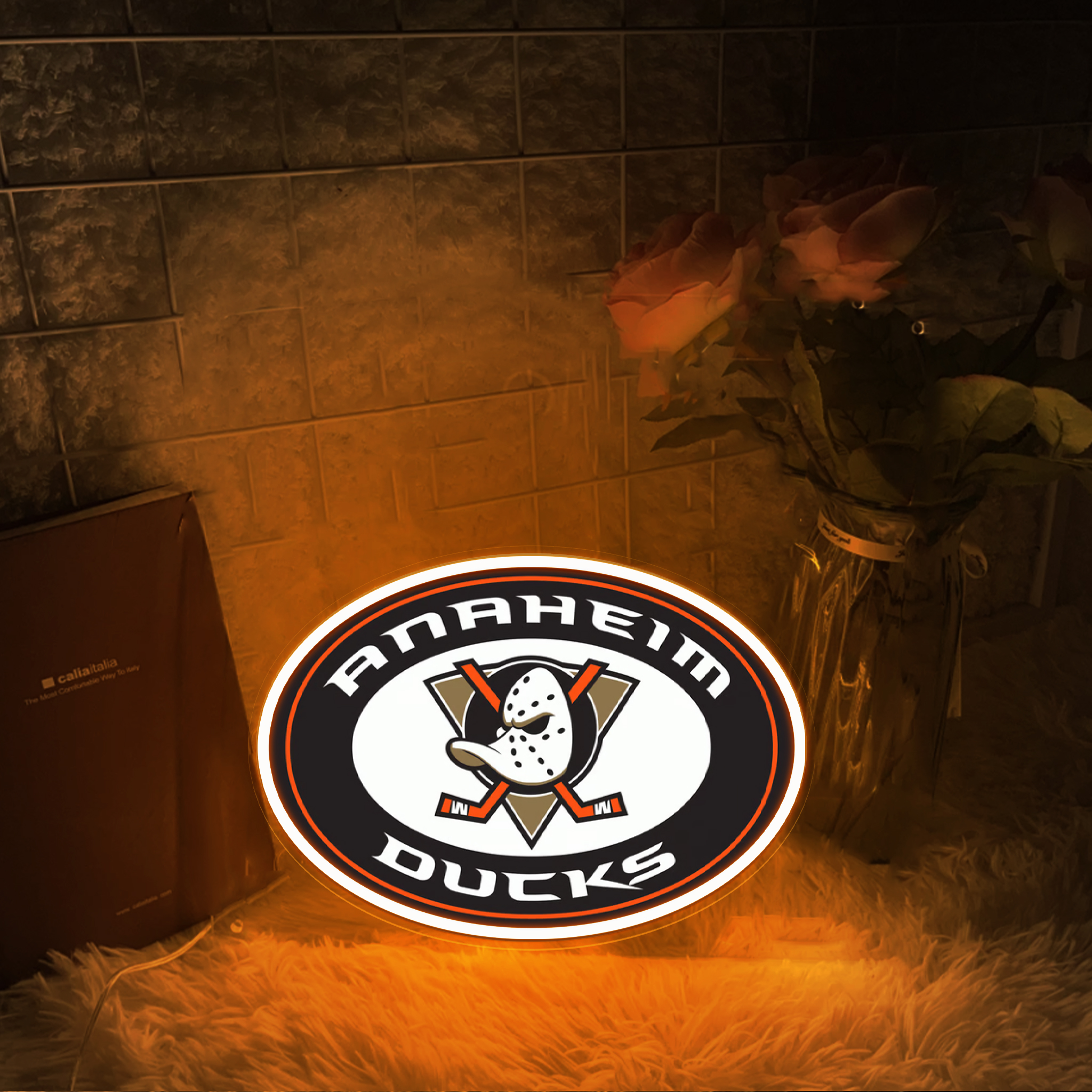 Ice Hockey Anaheim Ducks UV Sign