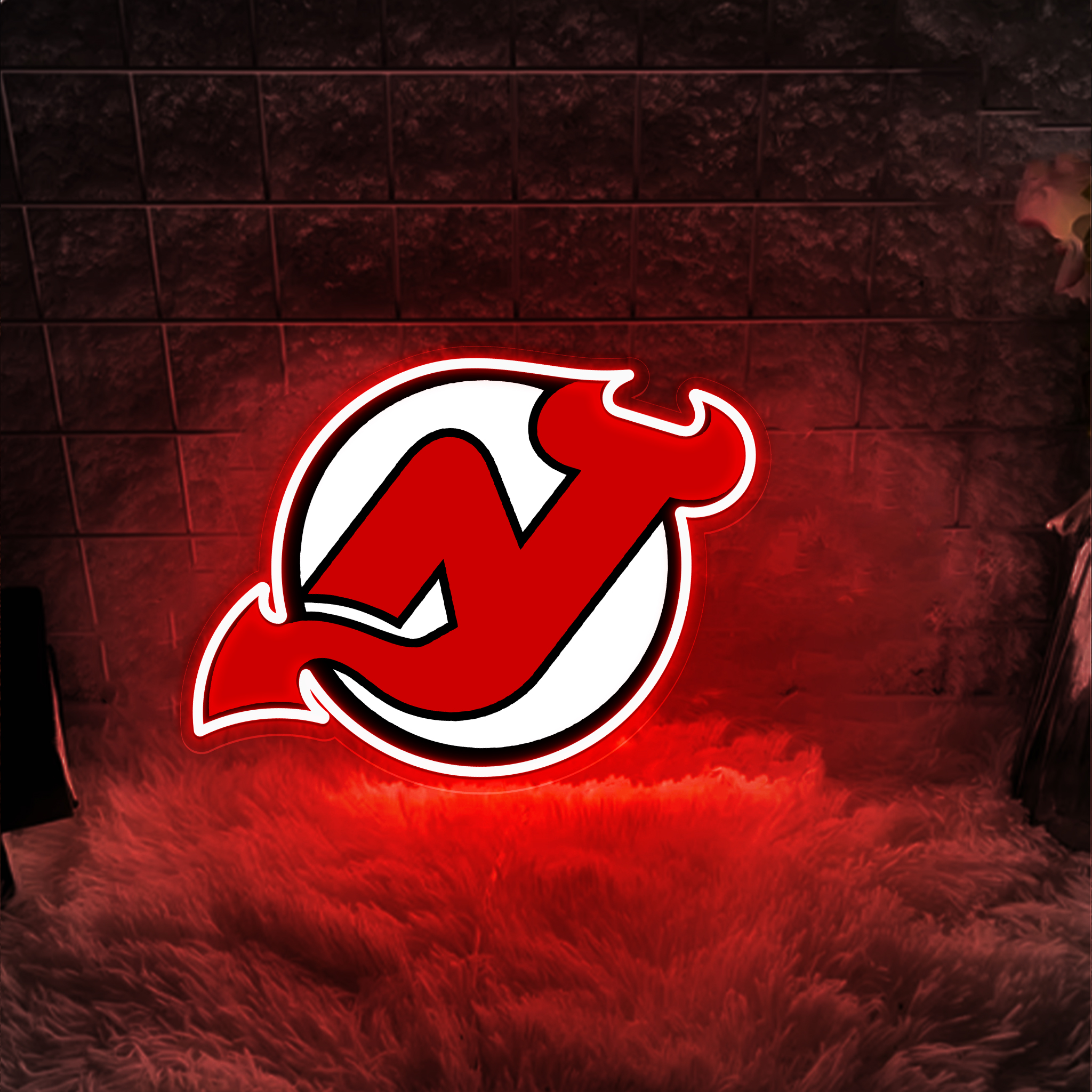 New Jersey Devils Ice Hockey UV Signs