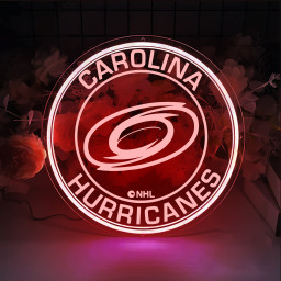 Ice Hockey Carolina Hurricanes Laser Sign