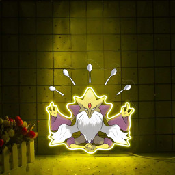 Pokemon Alakazam UV Signs