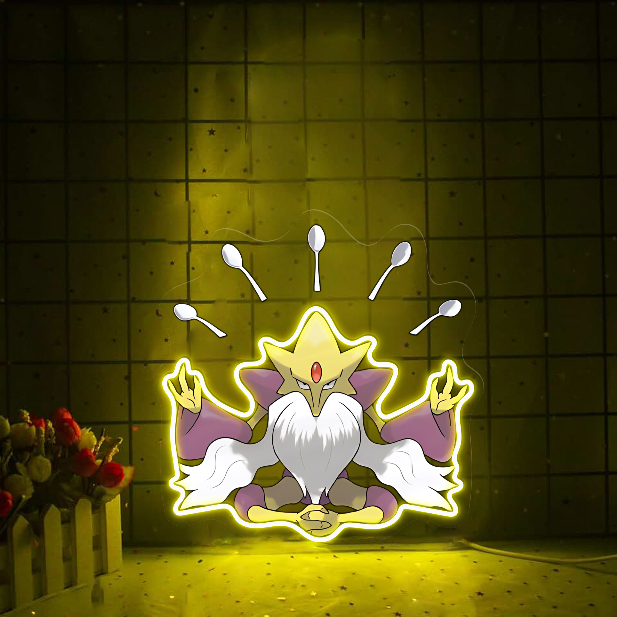 Pokemon Alakazam UV Signs