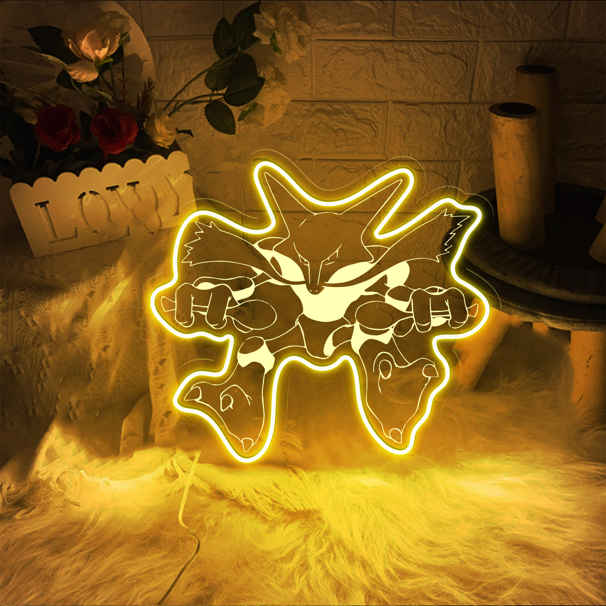 Alakazam Pokemon Laser Signs