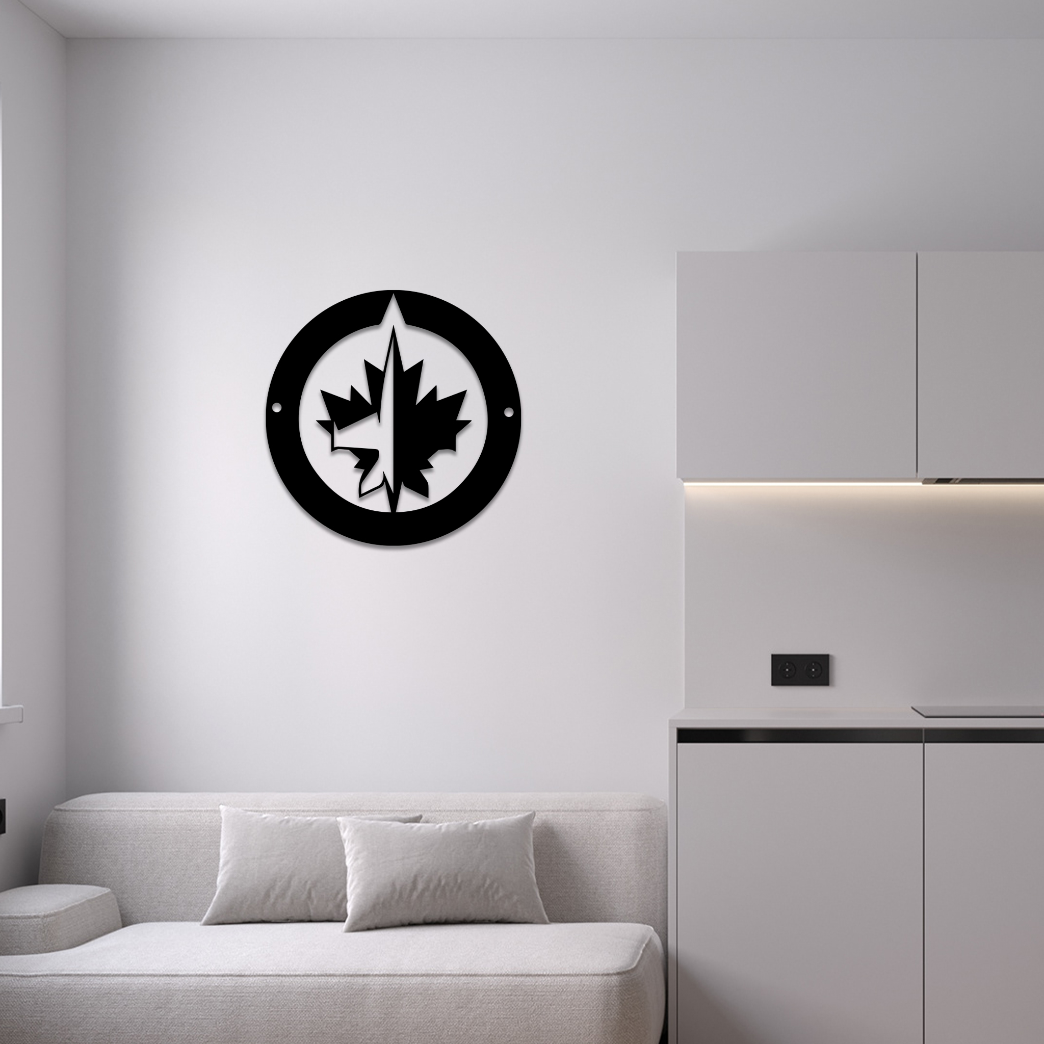 Winnipeg Jets Ice Hockey Metal Signs
