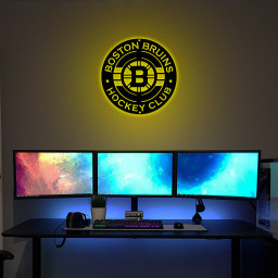Ice Hockey Boston Bruins Metal Signs Wall Decor