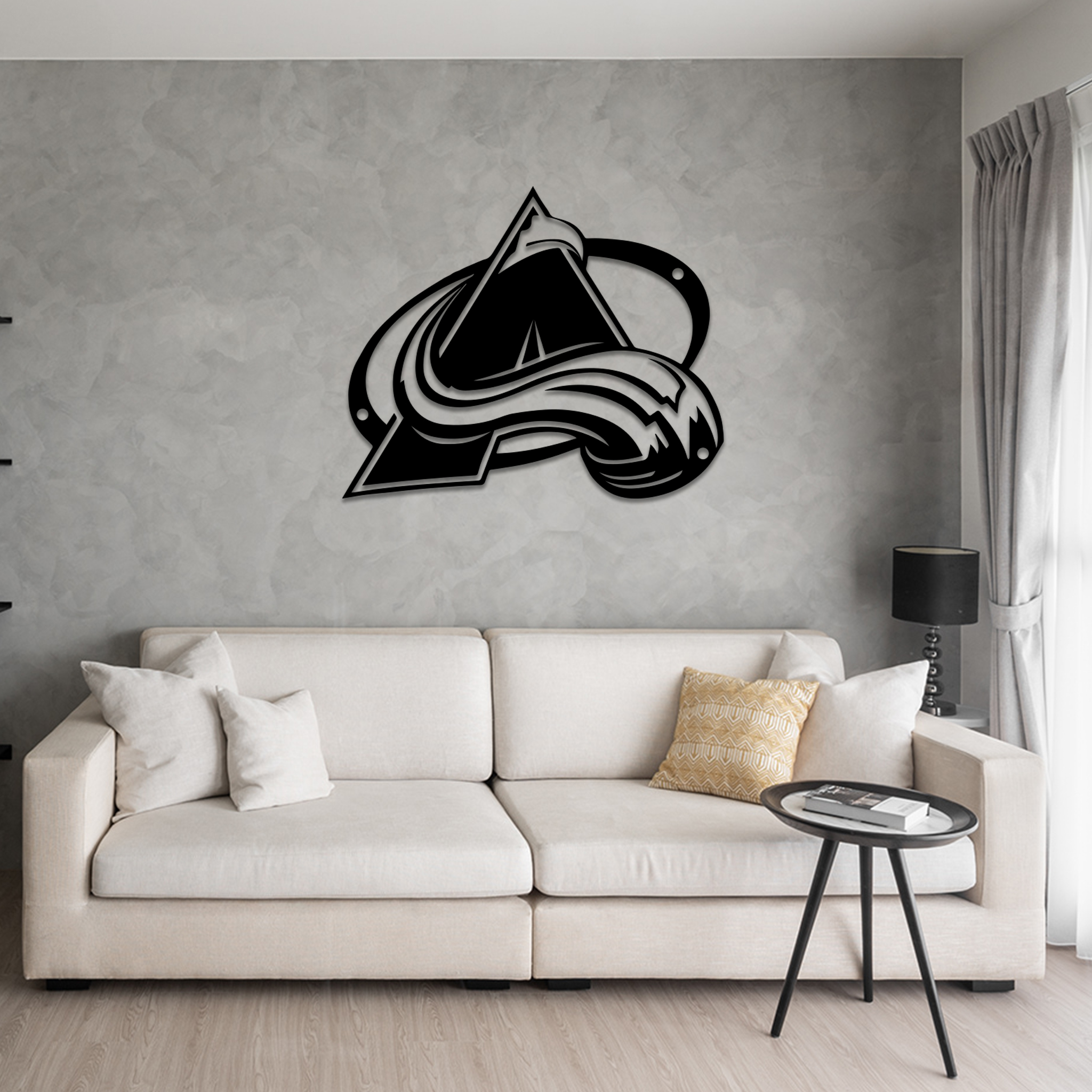 Colorado Avalanche Ice Hockey Metal Sign