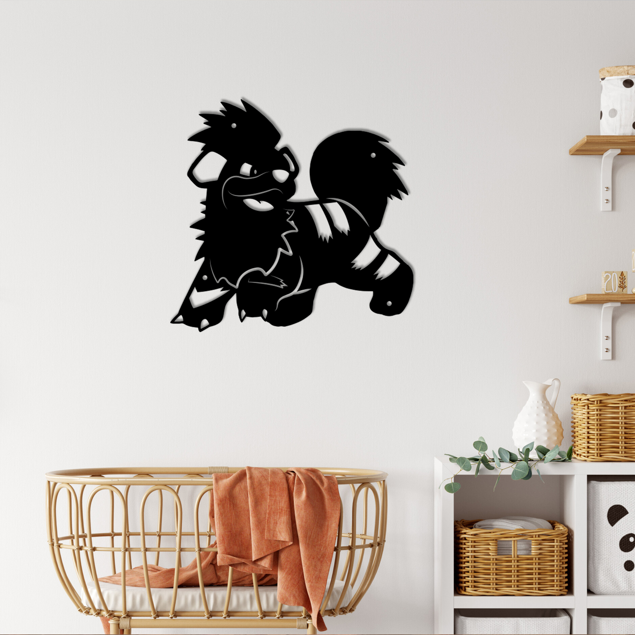 Growlithe Pokemon Metal Signs