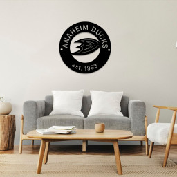 Anaheim Ducks Ice Hockey Metal Sign