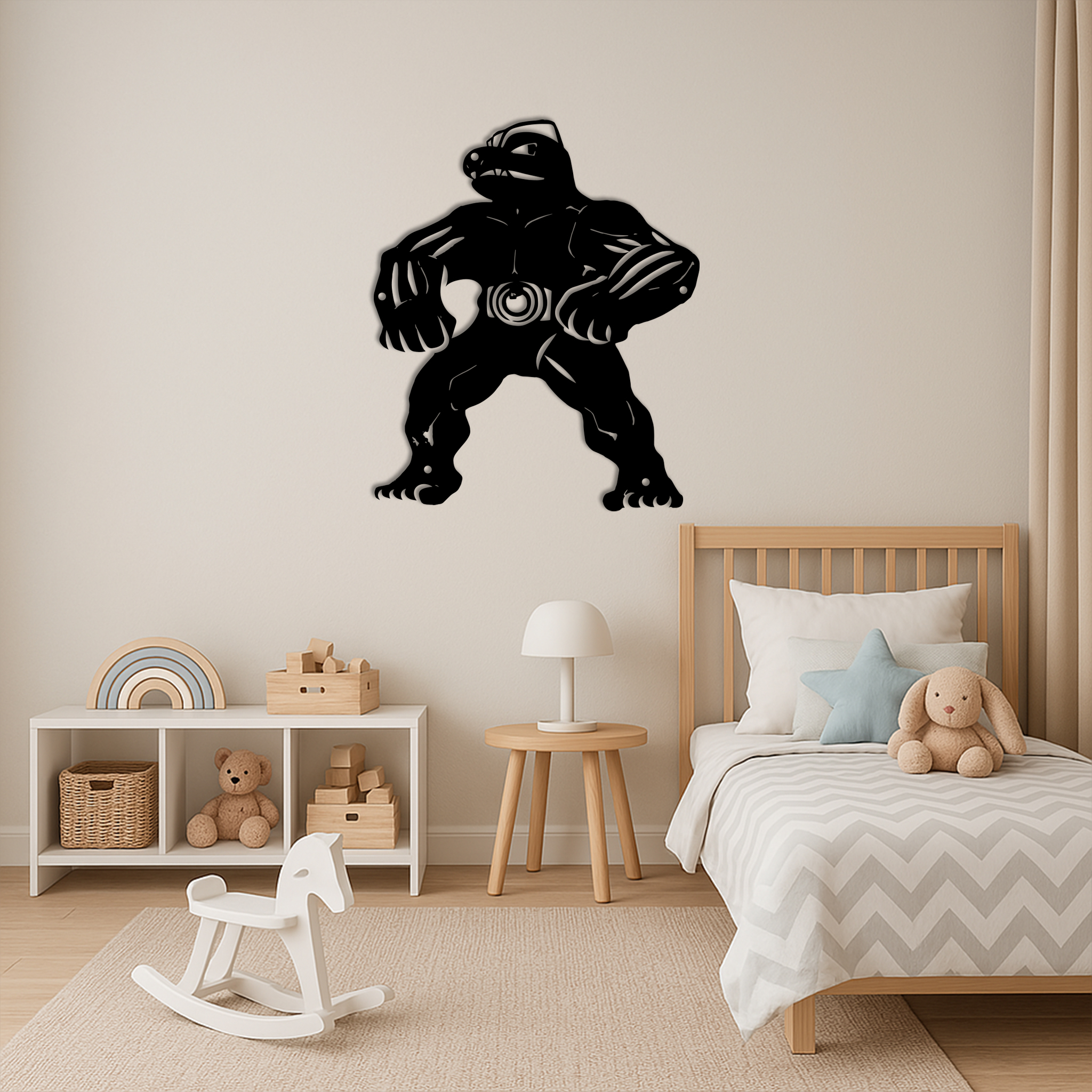 Machoke Pokemon Metal Signs