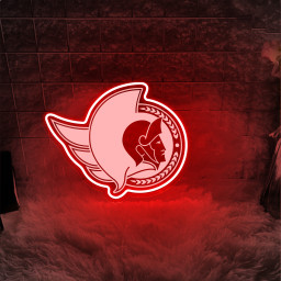 Ottawa Senators Ice Hockey Laser Sign