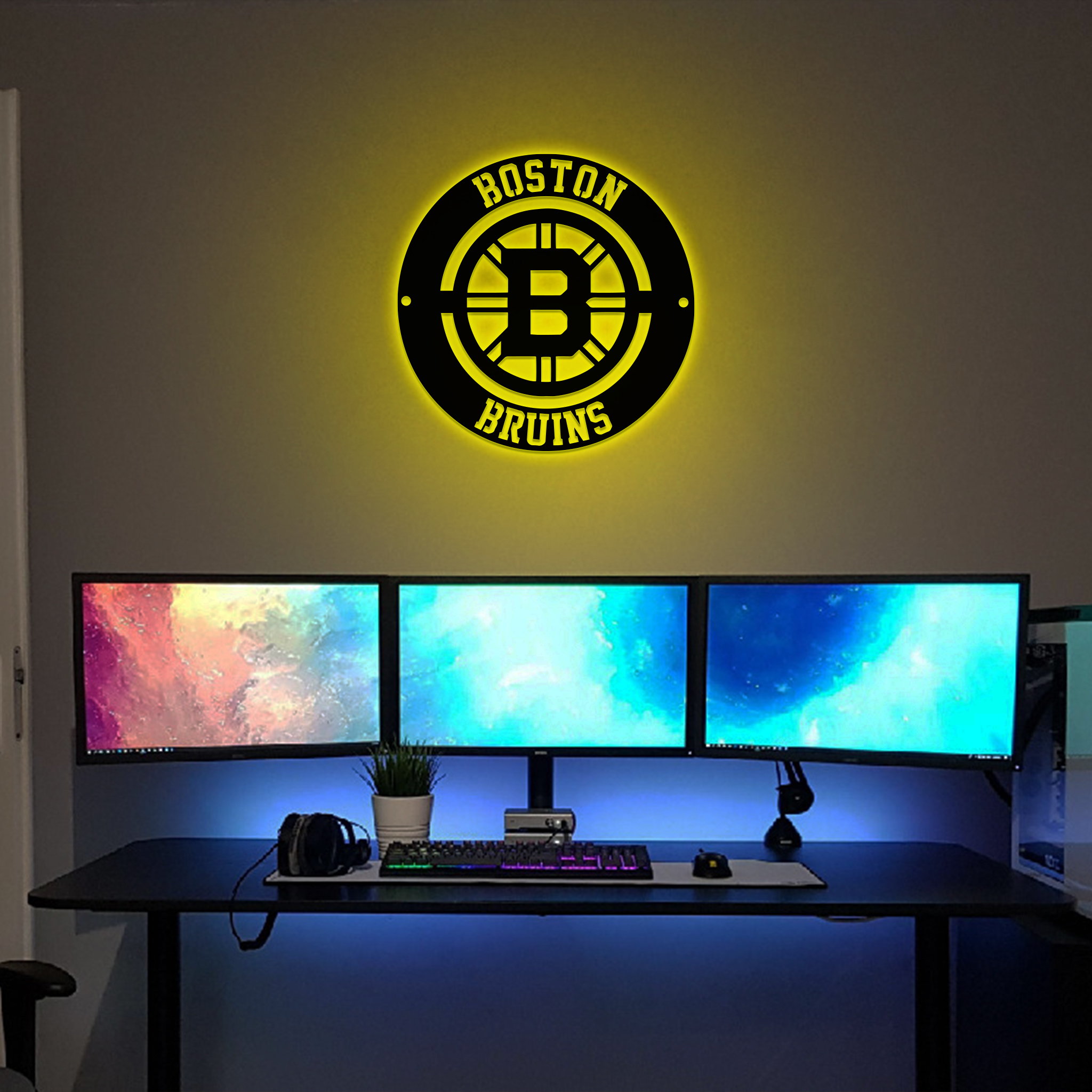 Ice Hockey Boston Bruins Metal Signs