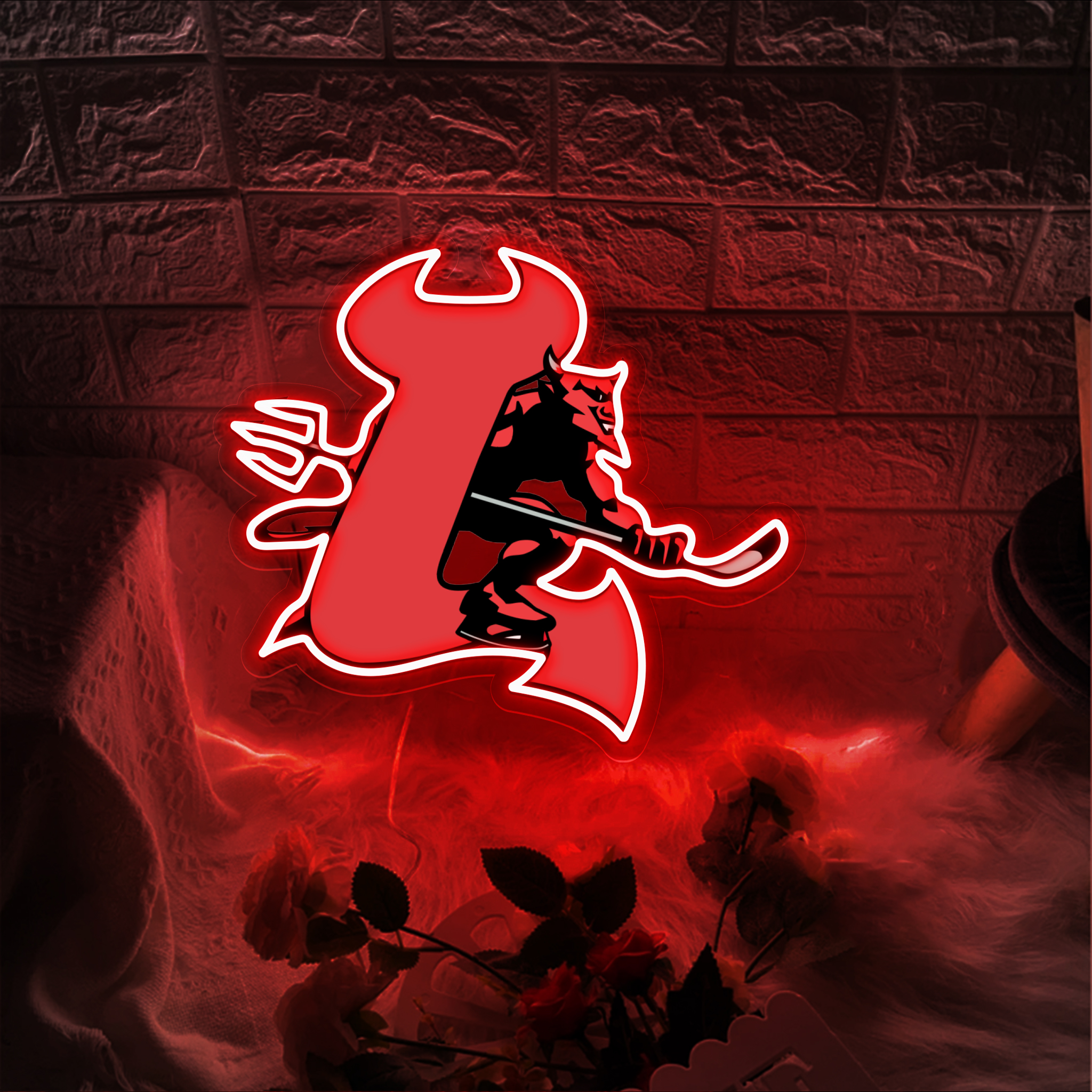 New Jersey Devils Ice Hockey UV Signs Wall Decor
