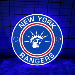 New York Rangers Ice Hockey UV Signs Wall Decor