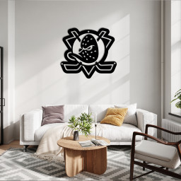 Anaheim Ducks Ice Hockey Metal Signs