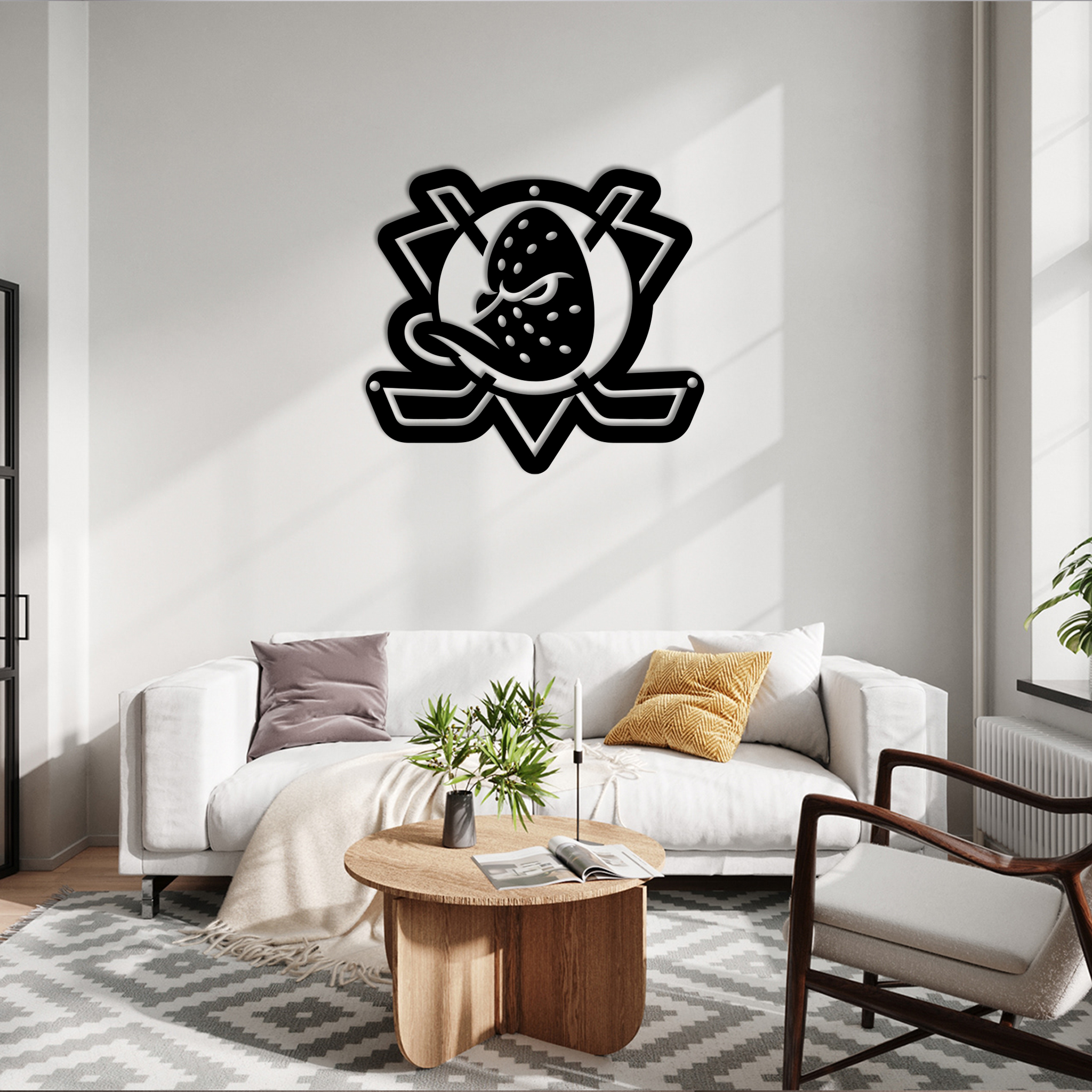 Anaheim Ducks Ice Hockey Metal Signs