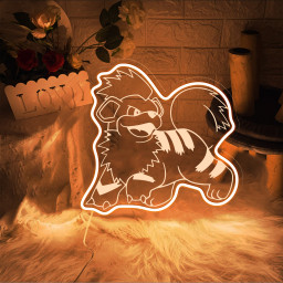 Growlithe Pokemon Laser Signs