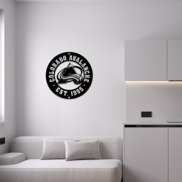 Colorado Avalanche Ice Hockey Metal Sign Wall Decor