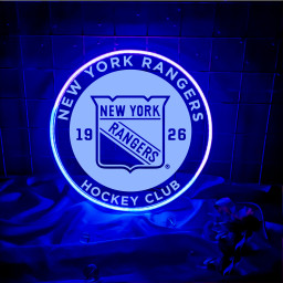 New York Rangers Ice Hockey Laser Signs