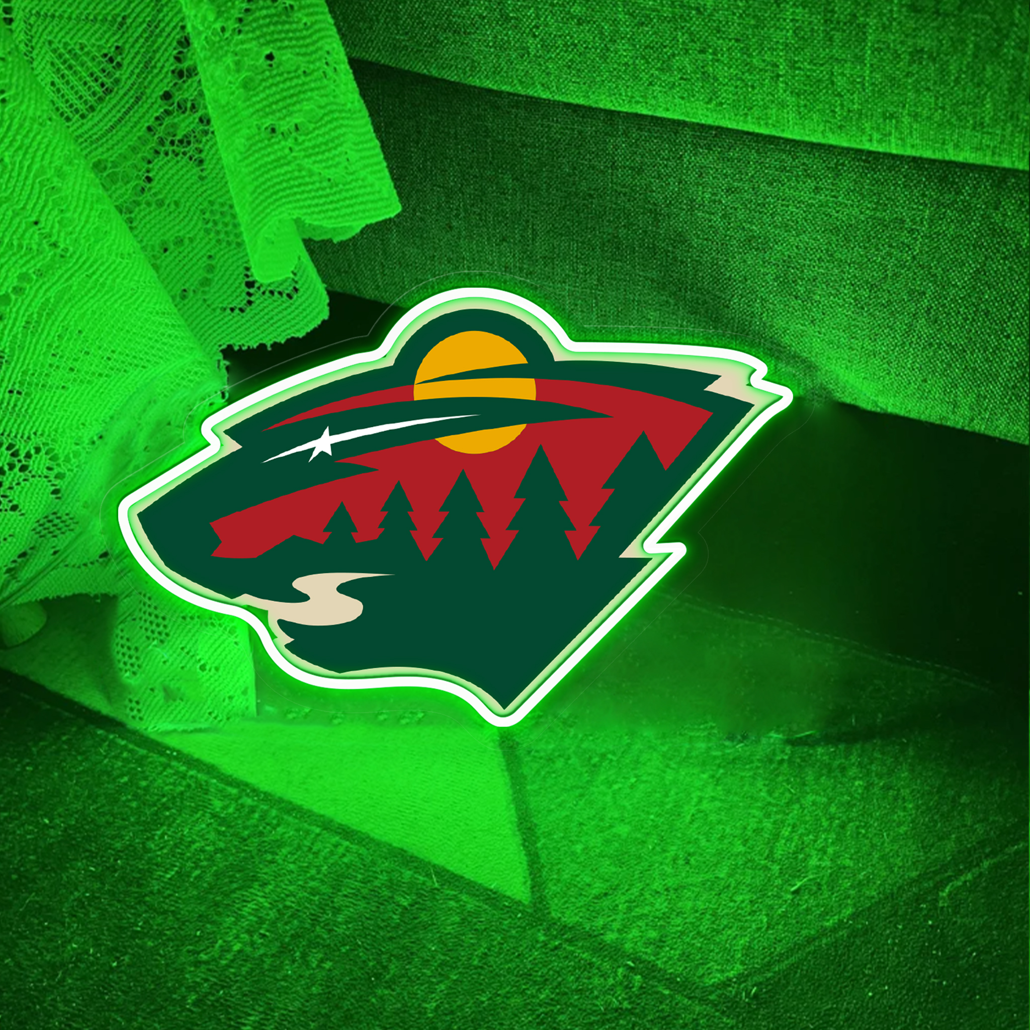 Ice Hockey Minnesota Wild UV Signs