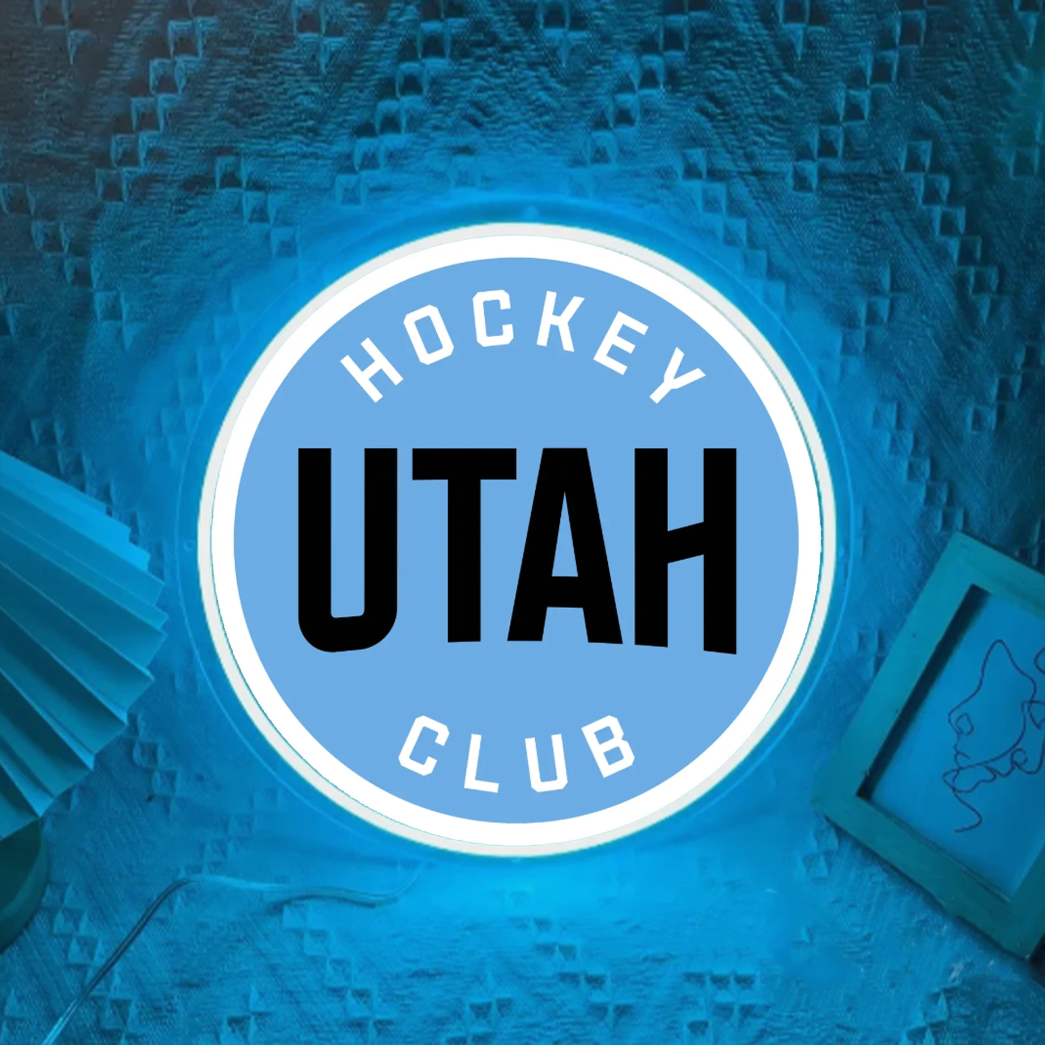 Ice Hockey Utah Hockey Club UV Signs