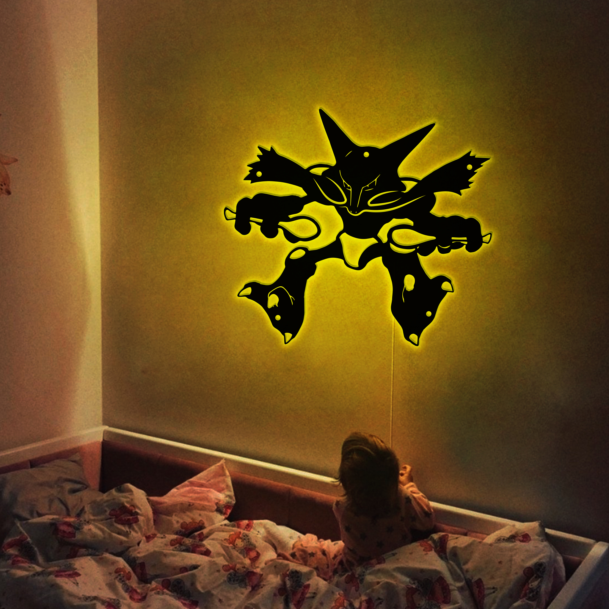 Alakazam Pokemon Metal Signs