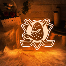 Anaheim Ducks Ice Hockey Laser Signs