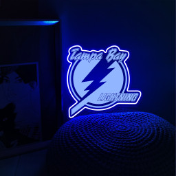 Ice Hockey Tampa Bay Lightning Laser Signs Wall Decor