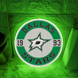 Dallas Stars Ice Hockey UV Sign Wall Decor