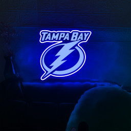 Ice Hockey Tampa Bay Lightning Laser Sign Wall Decor