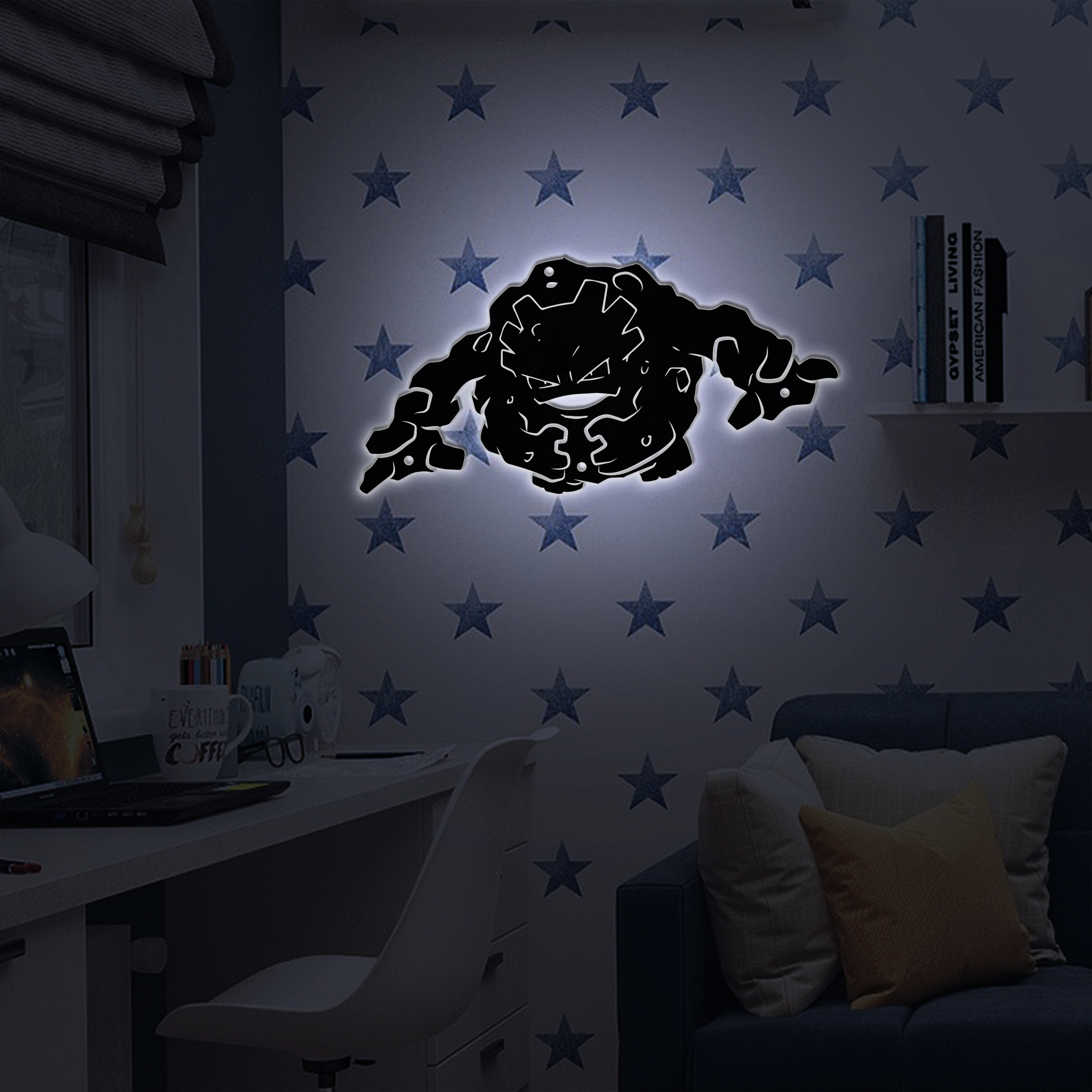 Pokemon Graveler Metal Signs