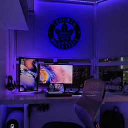 Toronto Maple Leafs Ice Hockey Metal Sign