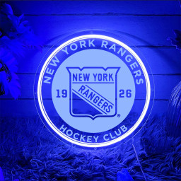 New York Rangers Ice Hockey Laser Signs