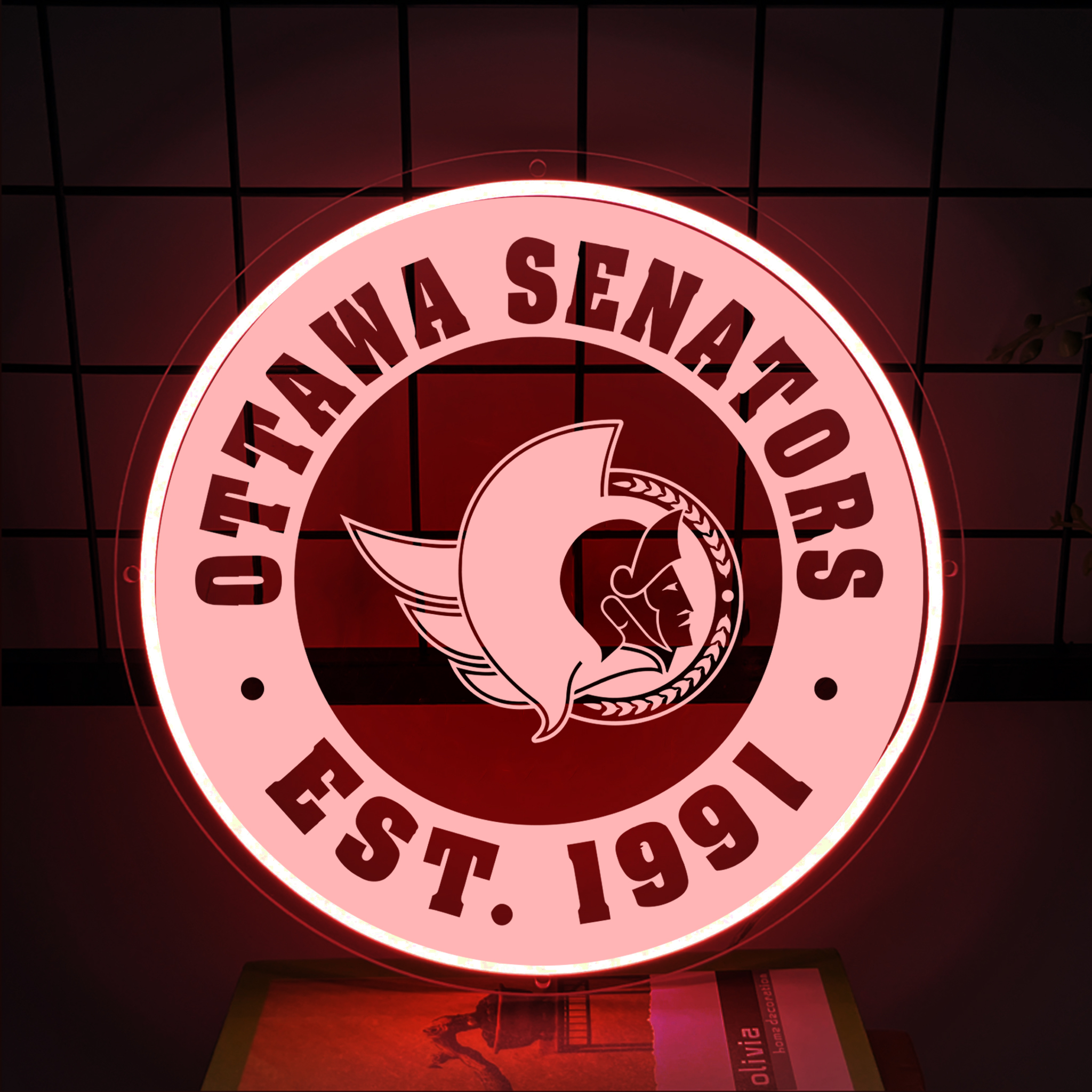 Ice Hockey Ottawa Senators Laser Sign