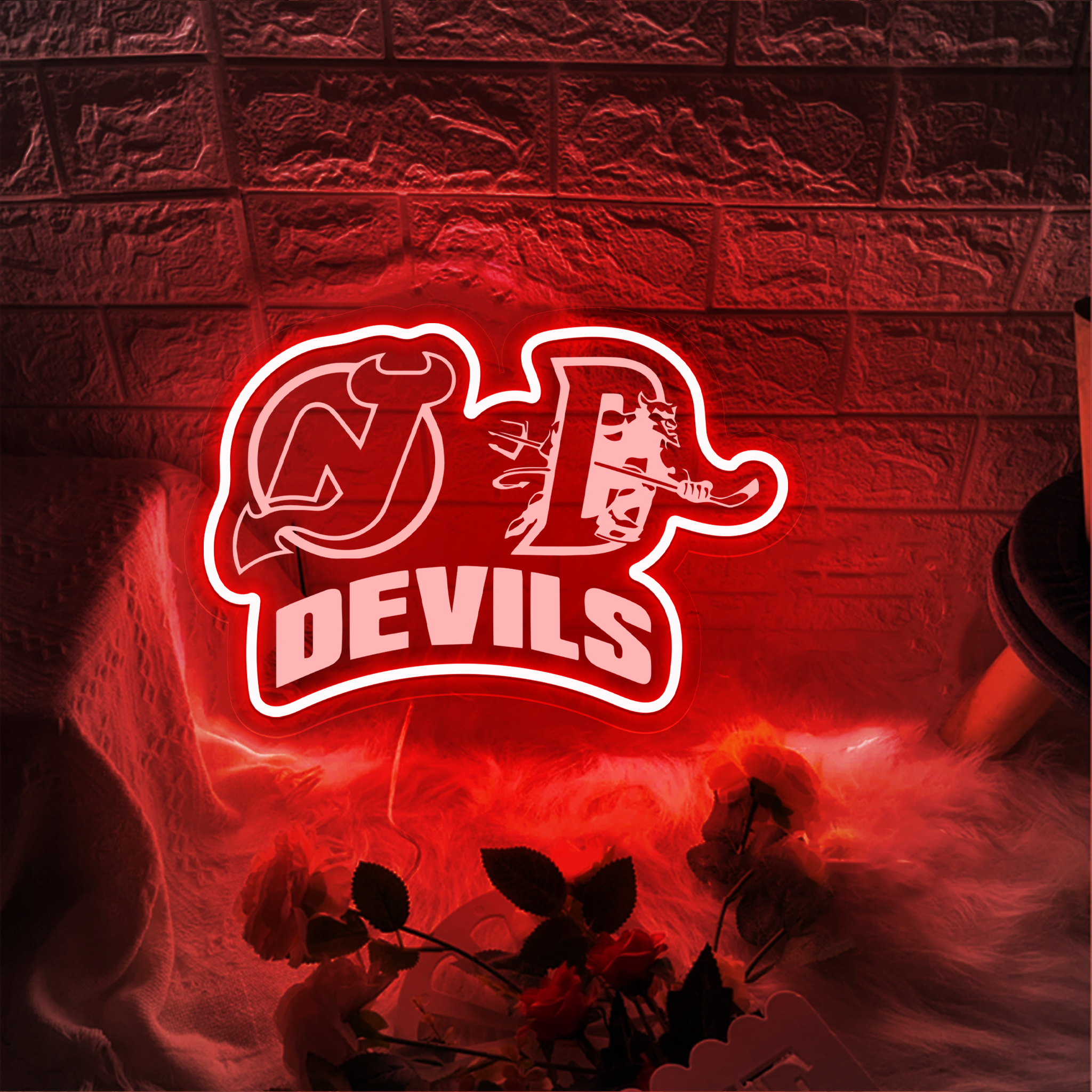 Ice Hockey New Jersey Devils Laser Signs