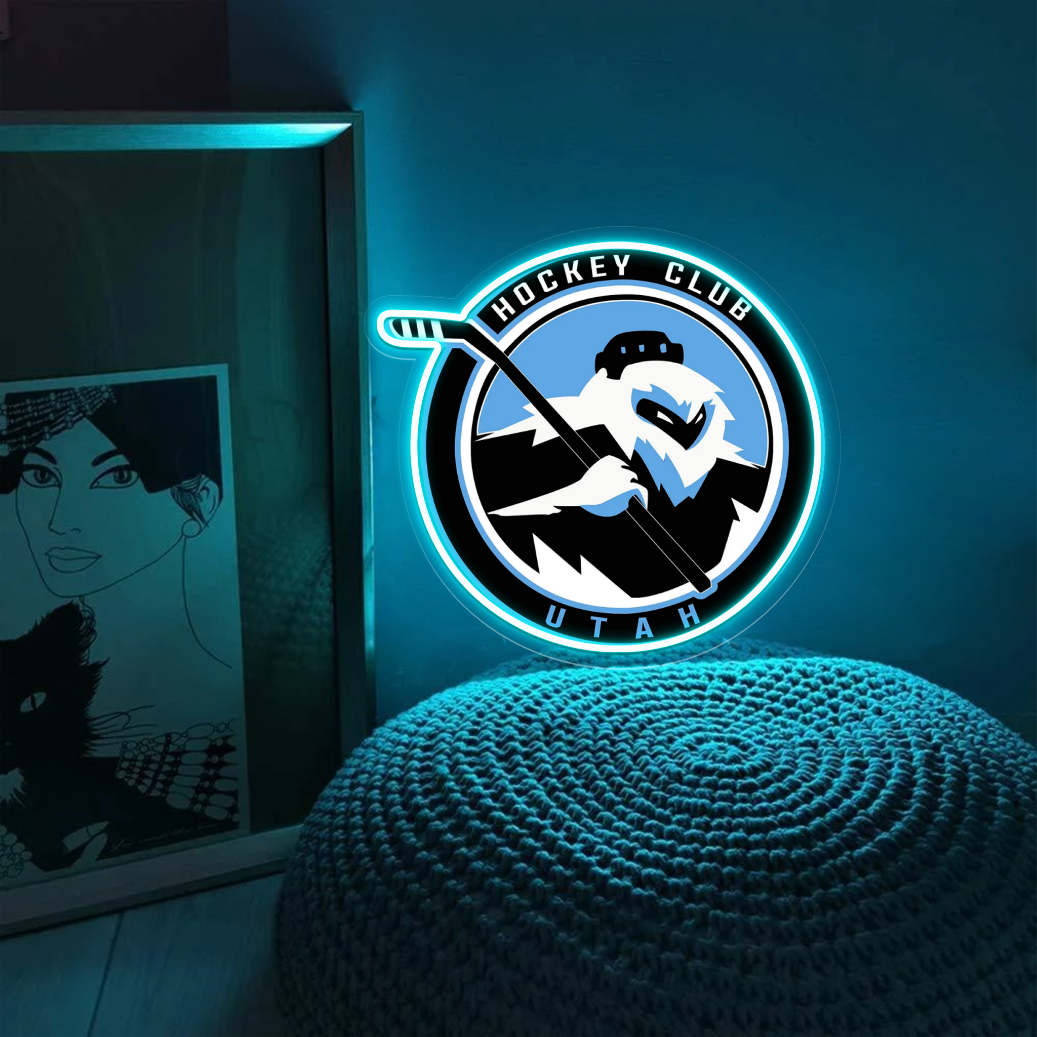 Utah Hockey Club Ice Hockey UV Signs