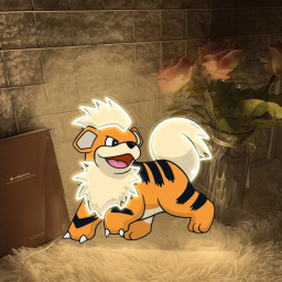 Growlithe Pokemon UV Signs
