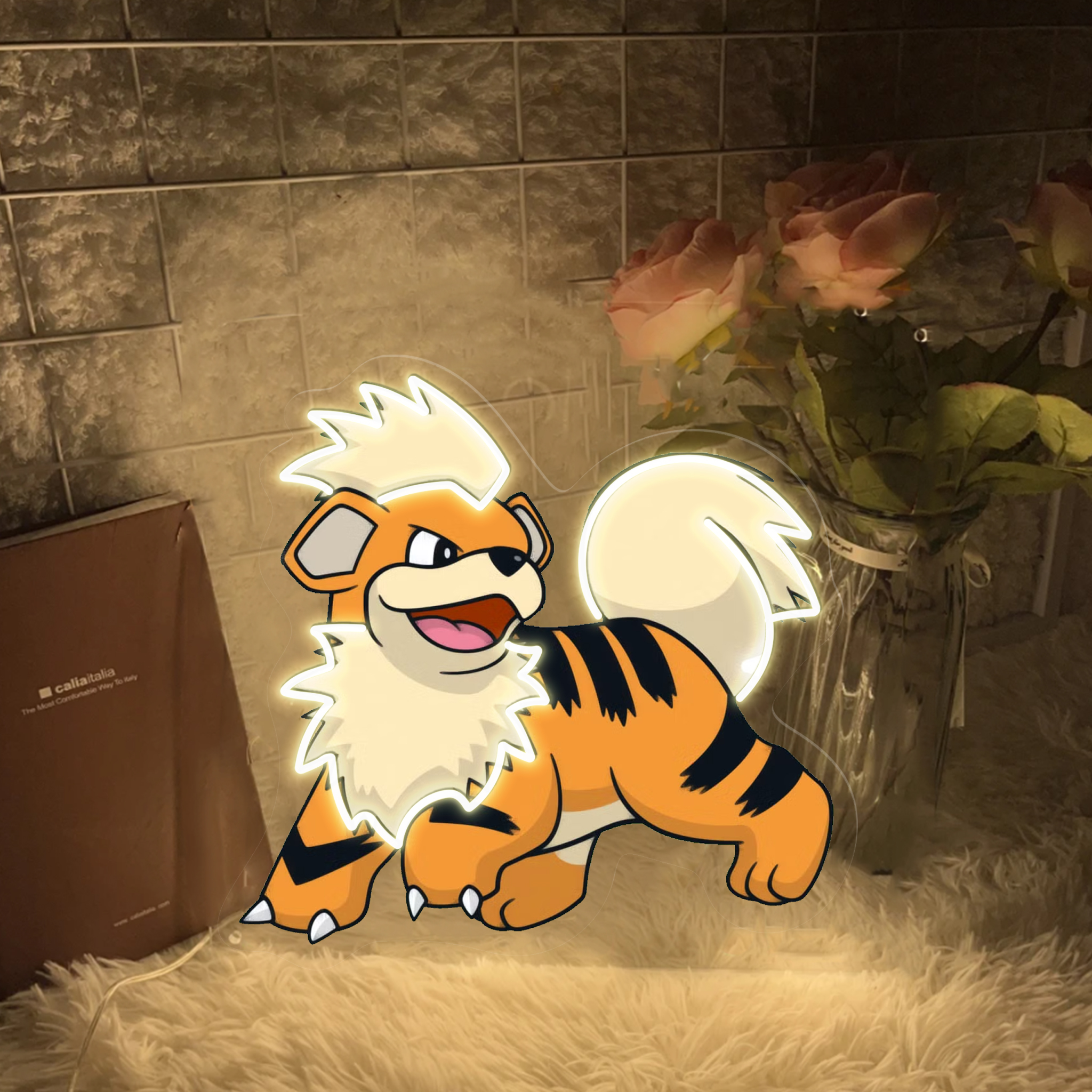 Growlithe Pokemon UV Signs