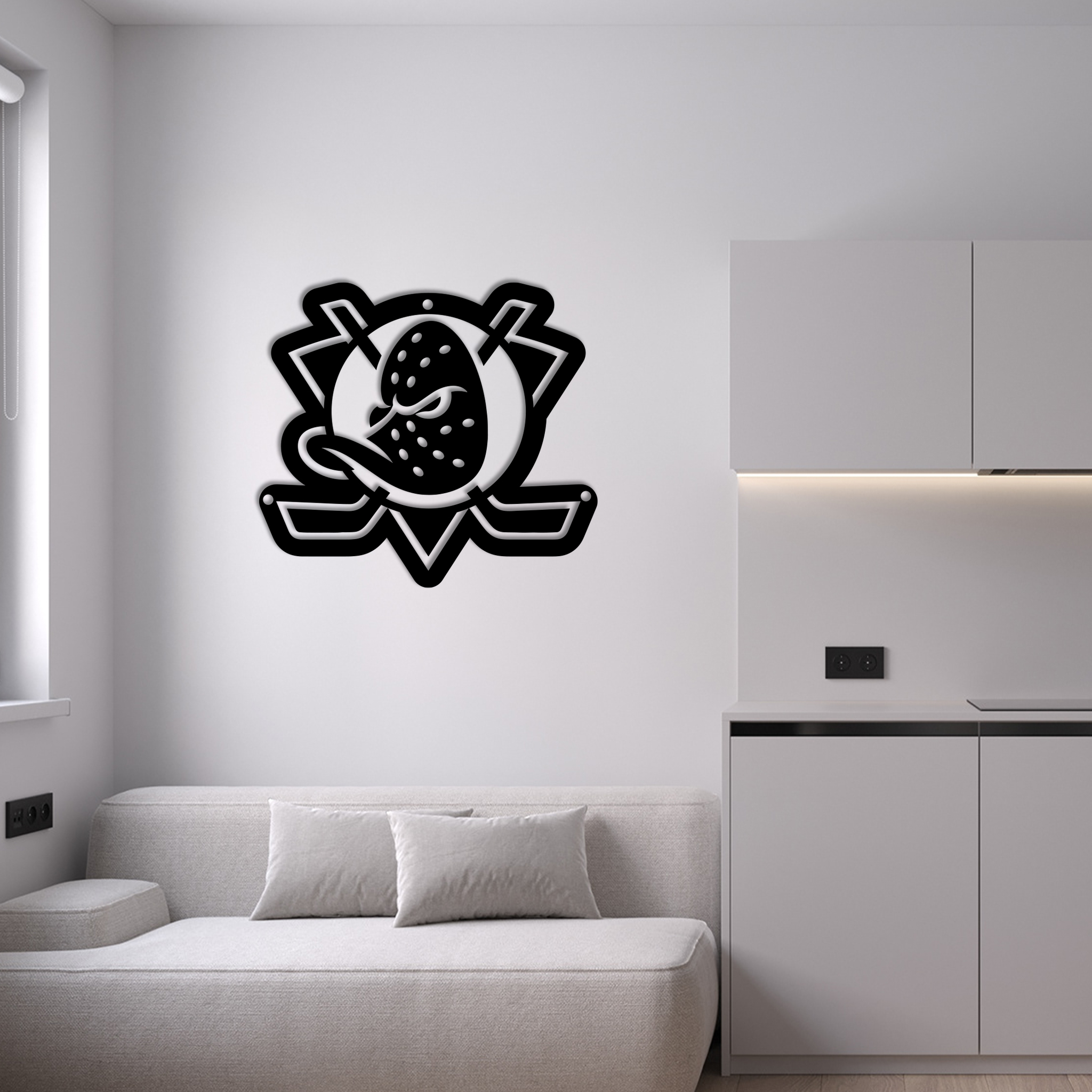 Anaheim Ducks Ice Hockey Metal Signs