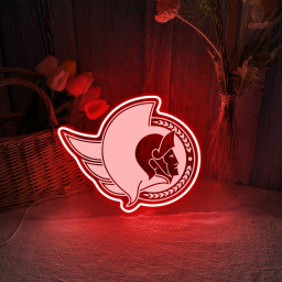 Ottawa Senators Ice Hockey Laser Sign