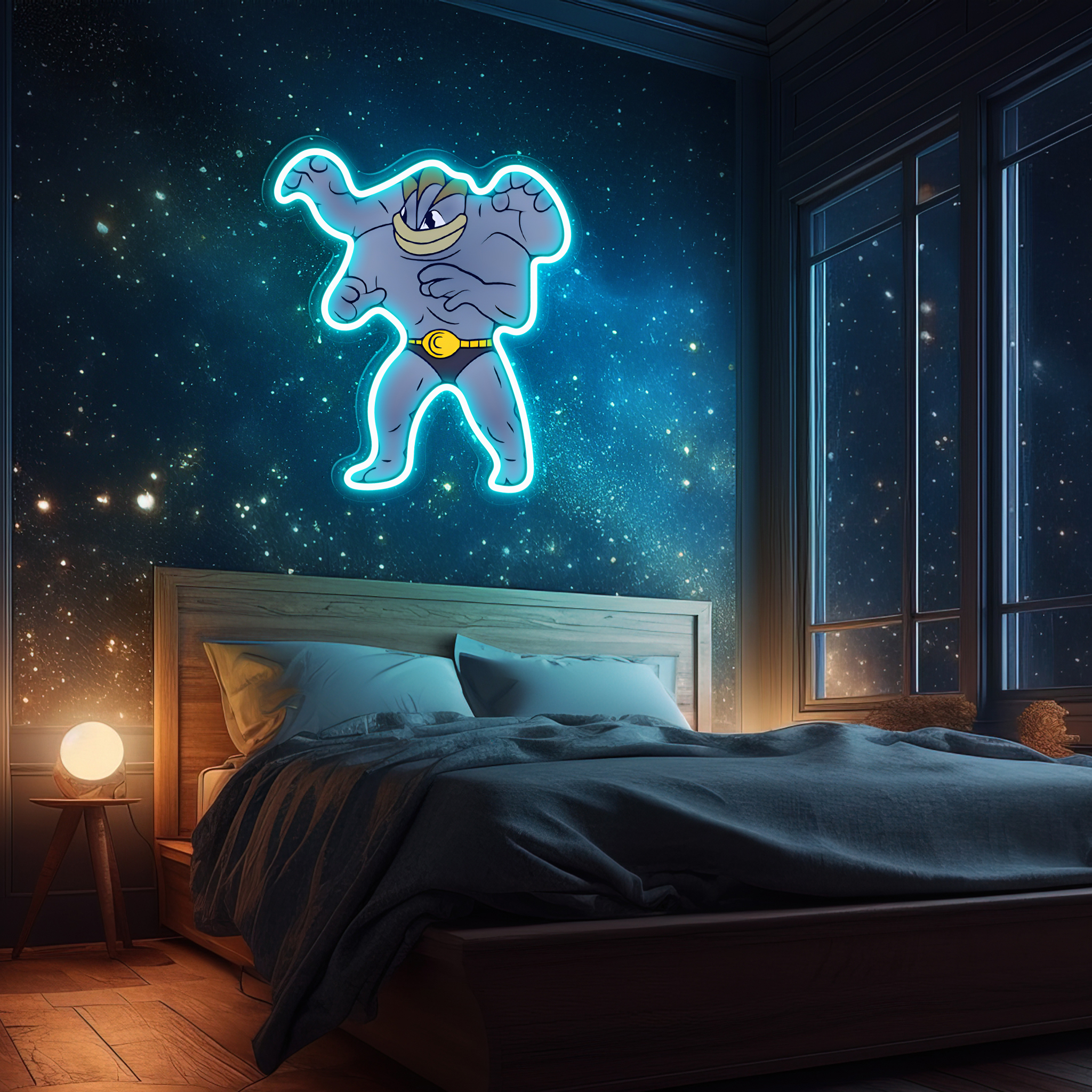Machamp Pokemon UV Signs