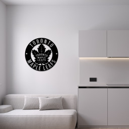 Toronto Maple Leafs Ice Hockey Metal Sign
