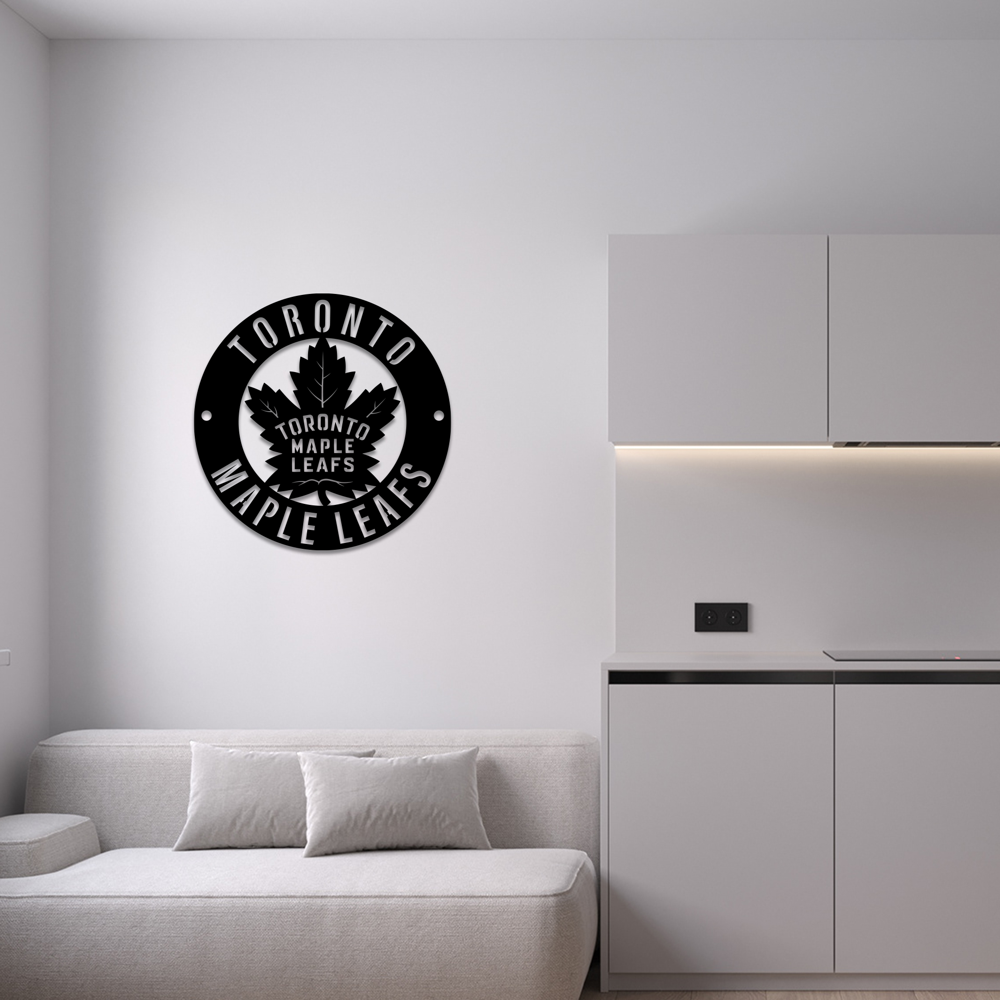 Toronto Maple Leafs Ice Hockey Metal Sign