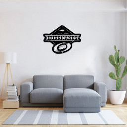 Carolina Hurricanes Ice Hockey Metal Sign