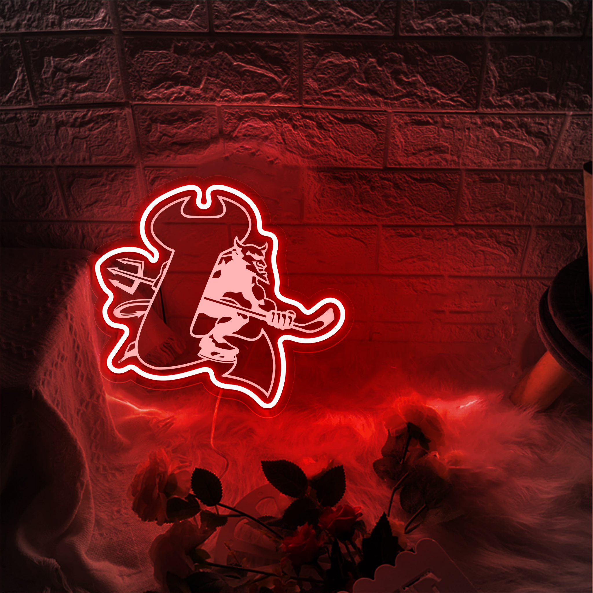 New Jersey Devils Ice Hockey Laser Signs Wall Decor