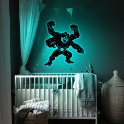 Pokemon Machamp Metal Signs